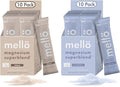 mellö Magnesium Superblend Bundle - Lavenderberry &amp Unflavored - Magnesium Glycinate with L-Theanine GABA &amp Trace Minerals - Supports Sleep Relaxation and Balanced Energy - 2 x 10-Packs
