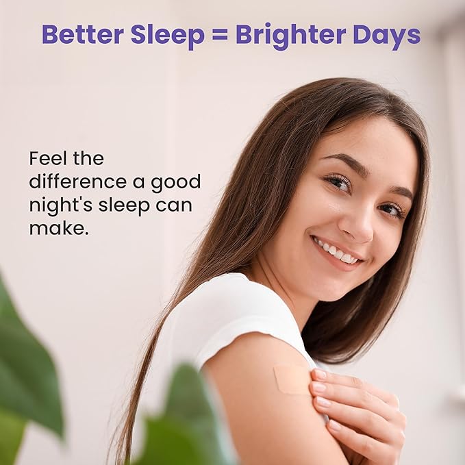 Melatonin Patches for Adults - 60 Beige Sleep Patches for Adults Skin Friendly Sleep Promoting Stickers with Natural Ingredients - Supports Better Sleep &amp Relaxation - 2 packs of 30