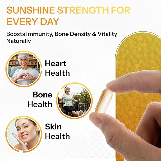 Purity Labs Vitamin D3 K2 10000 IU (250mcg) D3 + 200mcg K2 MK7 - Immune Support Supplement Enhanced with Bioperine - Supplements for Daily Defense Bone Muscle &amp Skin Health - 120 Capsules