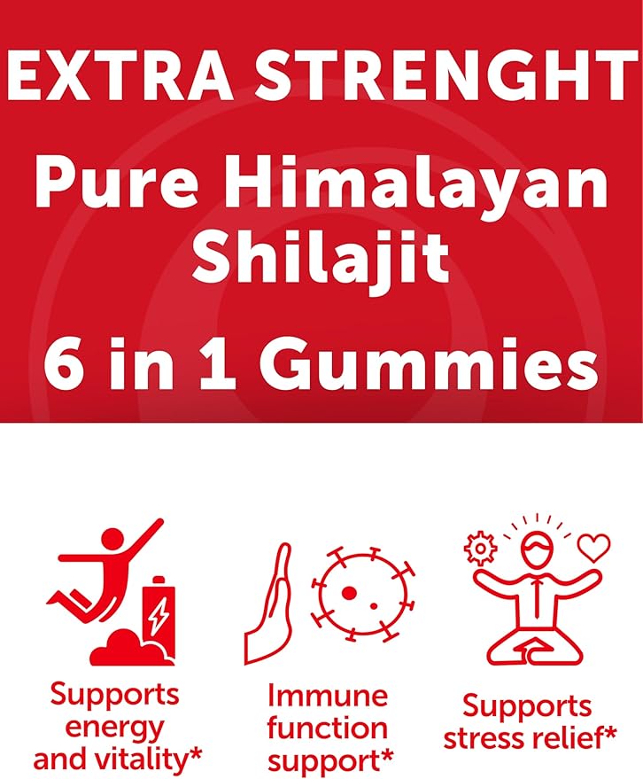 Lunakai USA Made Creatine &amp Shilajit Gummies Bundle – Recovery &amp Wellness Support – 60 Non-GMO Gummies Each