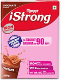 Manna i Strong 200g Iron Fortified Womens Health Drink Mix (Chocolate) Iron Supplement Iron Lock Formula with VIT C B9 B12