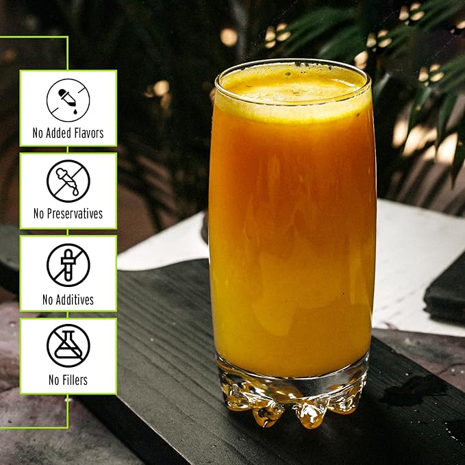 100% Organic Turmeric Powder for Daily Balance with Curcumin for Joint Health Immune Support and Gut Wellness Ayurvedic Superfood for Cooking Golden Milk DIY Masks - 16oz