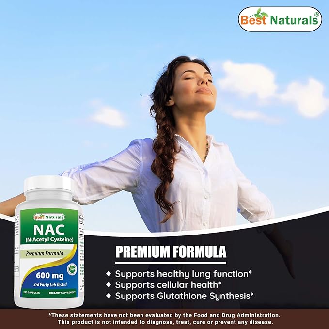 Best Naturals Biotin 10000 mcg &amp NAC 600 mg