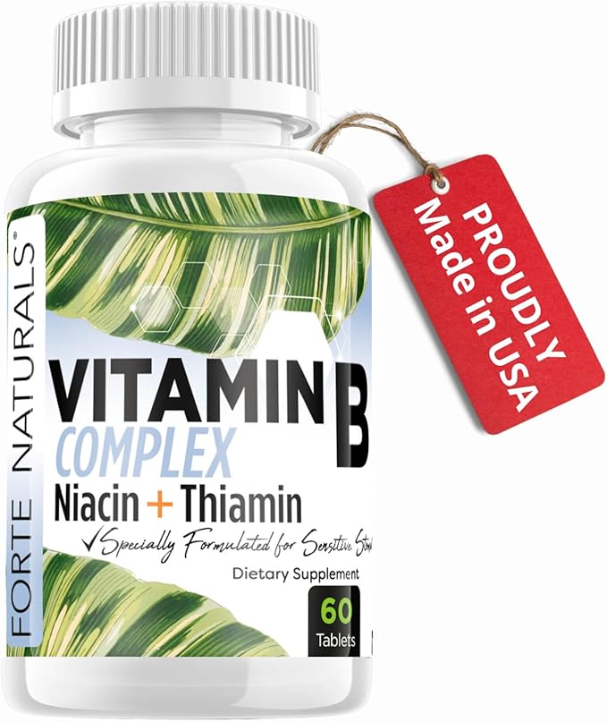 Supplements Biotin Vitamin B Complex Vitamin B12 Energy &amp Mood Support with Folic Acid Prenatal Postnatal B1 thiamin Supplement B2 niacin B5 B6 Supplements