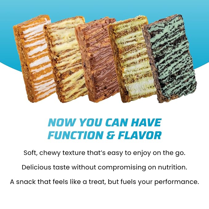 JiMMYBAR! - Eye Of The Tiger Caramel Chocolate Peanut Protein Bars - 25g Protein Bar - 6g Low Sugar - 12 Count - 60g Health Bars - Functional Snack with Real Peanuts &amp Hand-Drizzled Chocolate