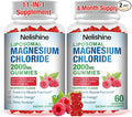 2 Pack Liposomal Magnesium Chioride Gummies 2000mg with Calcium Vitamin D3 B12 Zinc L-Theanine CoQ10 | Proprietary Blend for Stress Relief Heart &amp MuscleImmune Energy &amp Relaxation Supp
