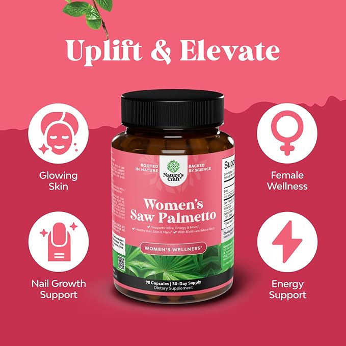 Bundle of Extra Strength Saw Palmetto for Women 500mg - Vitamins for Hair Loss and Liver Cleanse Detox &amp Repair - Milk Thistle Supplement for Digestion &amp Immune Health with Beetroot &amp Arti