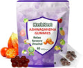 Ashwagandha Gummies &amp Vitamin D Gummy for Men &amp Women Tropical Flavor Vegan Non-GMO &amp Gluten Free Supplement 60 Count （ Individually Wrapped）