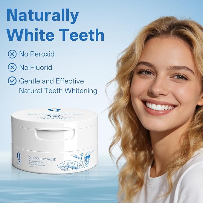 Collagen Powder for Gums Teeth Whitening Powder with Hydroxyapatite &amp Collagen Toothpaste Whitening Powder for Coffee Tea Food Wine and Tobacco Stains Strengthens Enamel &amp Gums - Fresh