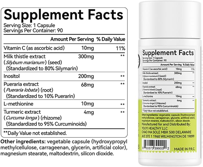 OxyEnergy Silymarin Milk Thistle 300mg Methyl Vitamin B12 5000mcg