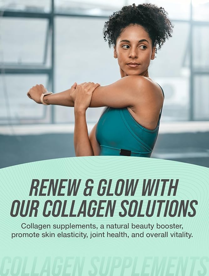 BulkSupplements.com Chicken Collagen Powder - Hydrolyzed Collagen Supplement for Hair Skin &amp Nails - Unflavored &amp Gluten Free 2.5g per Serving 500g (1.1 lbs) (Pack of 1)