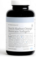 Big Bold Health Dutch Harbor Omega Maintain Softgels - Premium Alaskan Cod Liver Oil (120 Count) - Sustainably Sourced Omega-3 Supplement with EPA DHA DPA - Natural Vitamins A &amp D - MSC Certifie