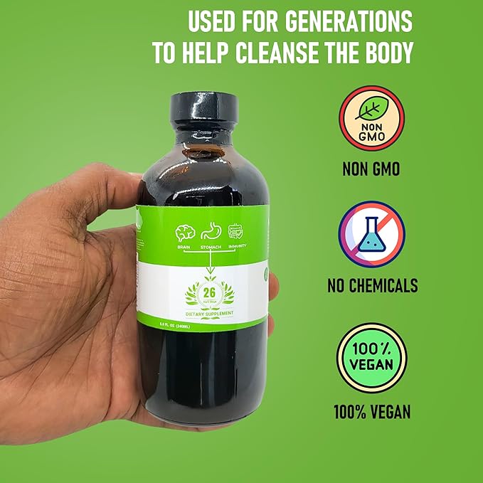26 Herb Dr. Sebi Maya Formula | Iron-Rich Herbal Blend | Supports Fasting &amp Wellness | Supports Colon Cleanse &amp Full Body Detox | Made with Wildcrafted Ingredients in Honduras