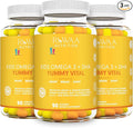 RUWAA NUTRITION Vegan Omega 3 Fatty Acid Supplements. Fish Oil Gummies DHA Kids Supplement with Vitamin C. Children's Heart Health Cognitive Development Attention Vision &amp Behavior. 270ct (3)