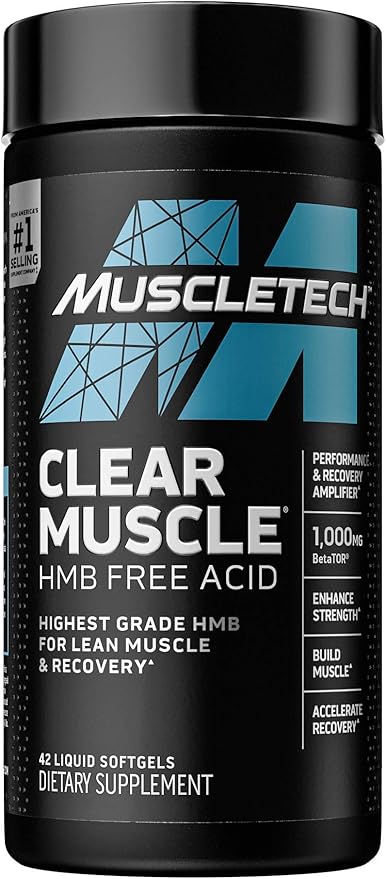 MuscleTech Clear Muscle Post Workout Recovery | Muscle Builder for Men &amp Women &amp Platinum Multivitamin for Immune Support 18 Vitamins