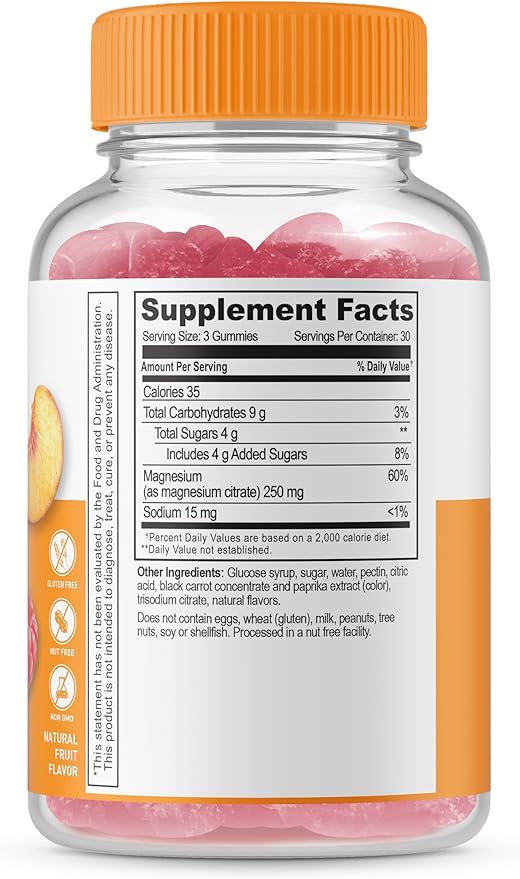 Lifeable Magnesium 85mg + Vitamin B12 Gummies Bundle - Great Tasting Vitamin Supplement Gluten Free GMO Free Chewable Gummy