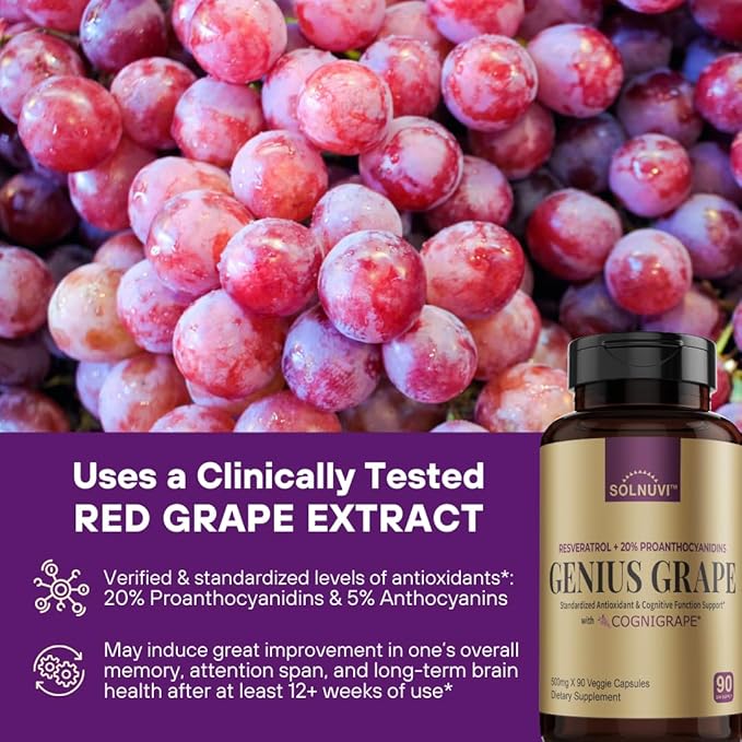 All in One C3G Bundle - Morosil &amp Resveratrol Complex with Clinically Tested Cognigrape Red Grape Extract - Metabolism Brain Health Wellness Support - Non-GMO Gluten-Free Vegan Supplement