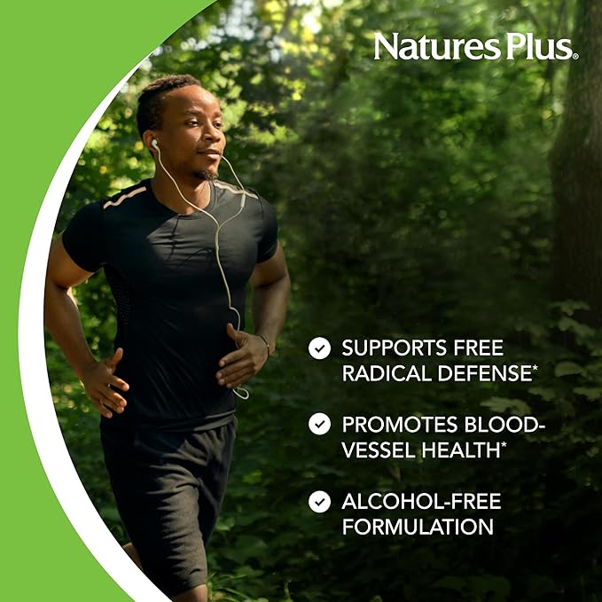 NaturesPlus Herbal Actives Grape Seed 25 mg Liquid Suspension - Vegan Drops 1 fl oz - Vegetarian Gluten-Free - 30 Servings