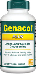 Genacol Plus – Glucosamine and Collagen Joint Supplement Lubricates Protects and Maintains Heathy Joints Relieves Joint Discomfort Plus 180 Capsules (60-Day Supply)