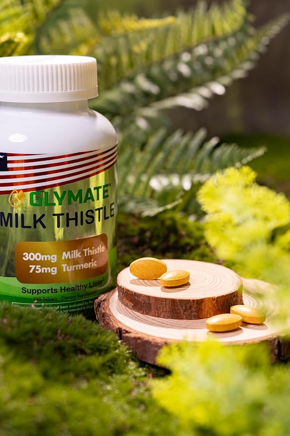 Milk Thistle with Turmeric Liver Cleanse and Detox 120 Tablets