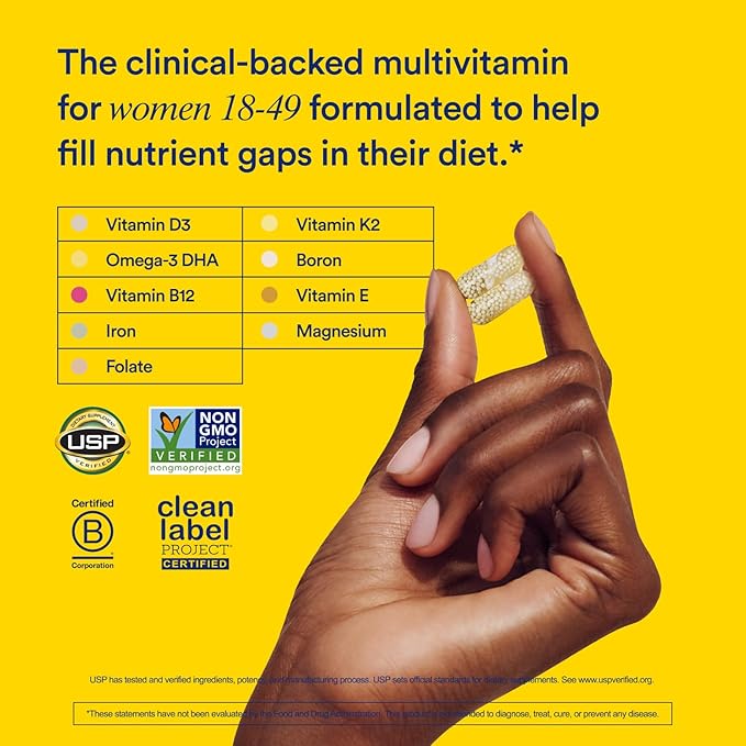 Ritual Multivitamin for Women 18+ &amp Daily Gut Health Support 30 Days Supply