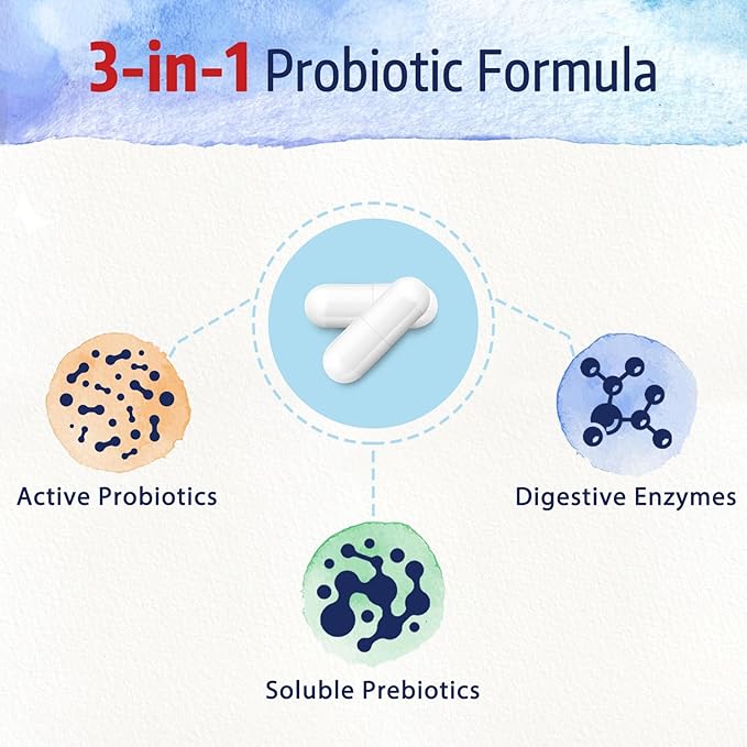 Bonawell Probiotics 120 Billion &amp Probiotics for Women Bundle Digestion Immunity Women’s Health Probiotic 120 Billion Caps 30ct &amp Probiotics for Women Caps 30ct
