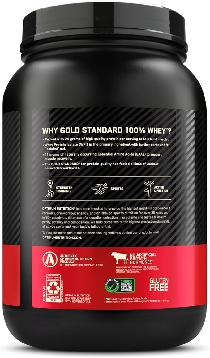 Optimum Nutrition Gold Standard® 100% Whey Banana Cream 2 lbs (907 g)