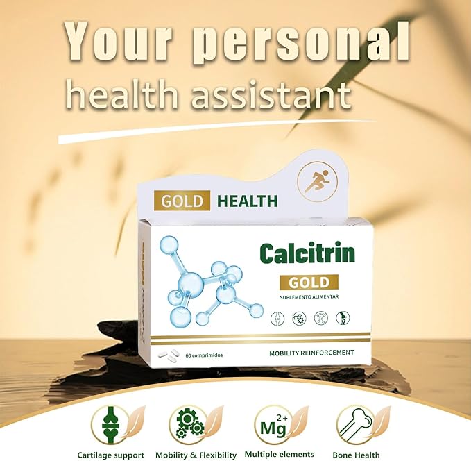 Calcitrin Gold Dietary Supplement Mobility Reinforcement 60 Tablets 1 Pack