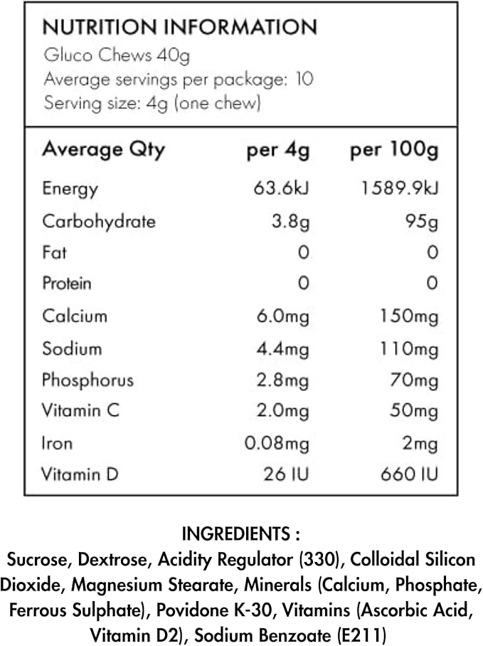 Fast Acting Glucose Tablets Glucochews Raspberry 60 Count (10 tablets per Tube 6 Pocket-Sized Tubes) Boosts Energy Supports Blood Sugar Gluten-Free Caffeine-Free Colouring-Free