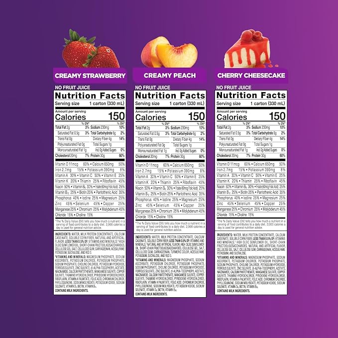 Ensure Max Protein Nutrition ShakesVariety PackWith 30g of Protein1g SugarNutrients to Support Immune System HealthHigh-Protein Shake11 fl ozLiquid(Pack of 16)