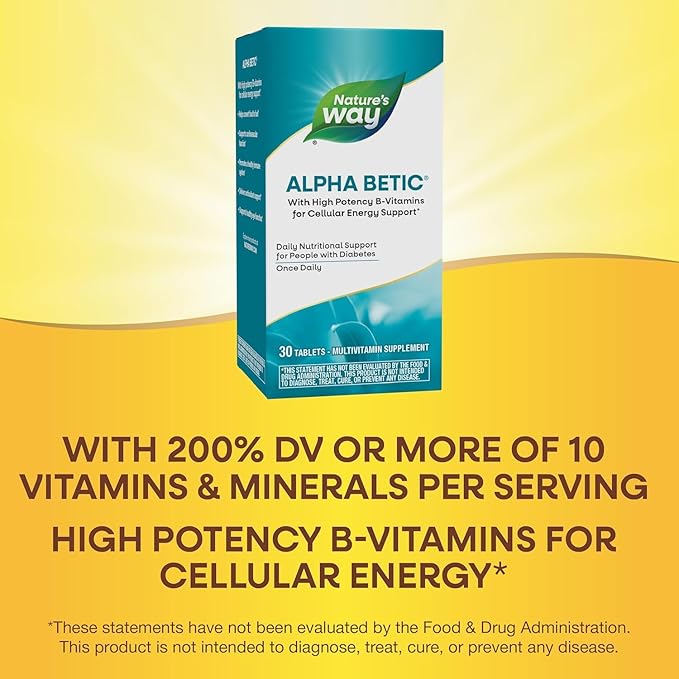 Alpha Betic Multi-Vitamin - 30 caps ( 4-Pack)