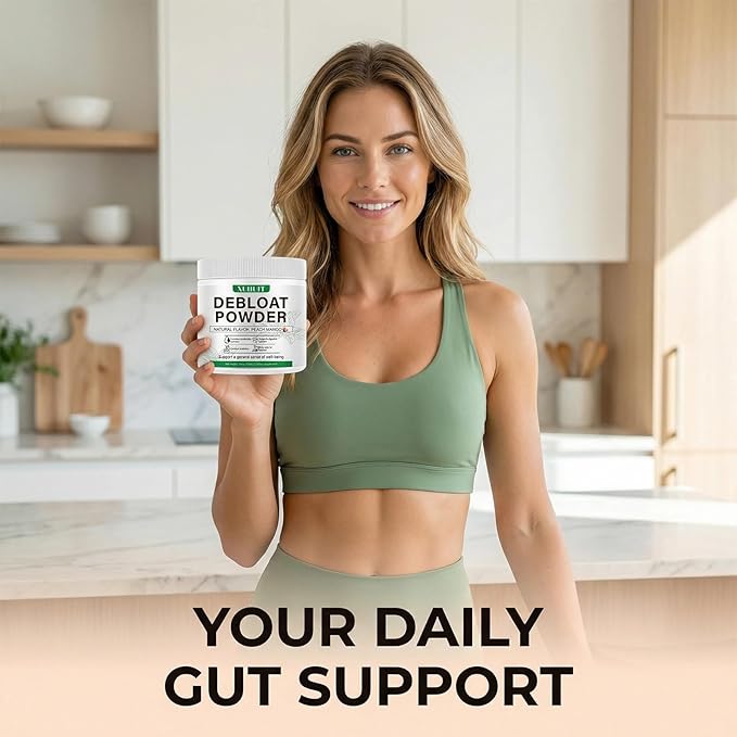 Digestive Support Powder for Occasional Bloating Relief with Vitamin C Dandelion Root &amp Horsetail Extract Natural Peach Mango Flavor Non-GMO 200g (7.05oz) for Women &amp Men (1)