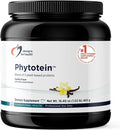 Designs for Health Phytotein Vegan Protein Powder - 20g Organic Rice Sacha Inchi Pumpkin Seed Sunflower Seed &amp Pea Protein Powder Blend - Creamy Texture Vanilla Plant Protein (465g)