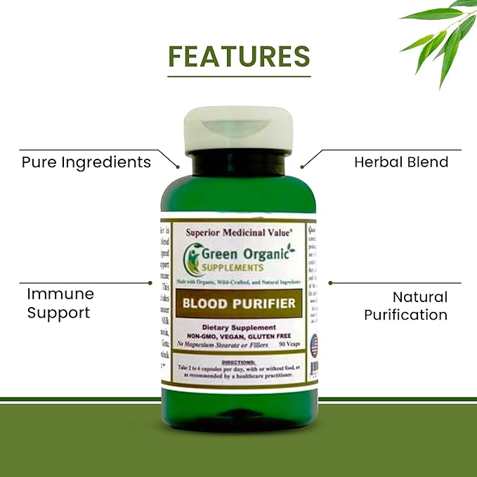 Green Organic Supplements' Blood Purifier