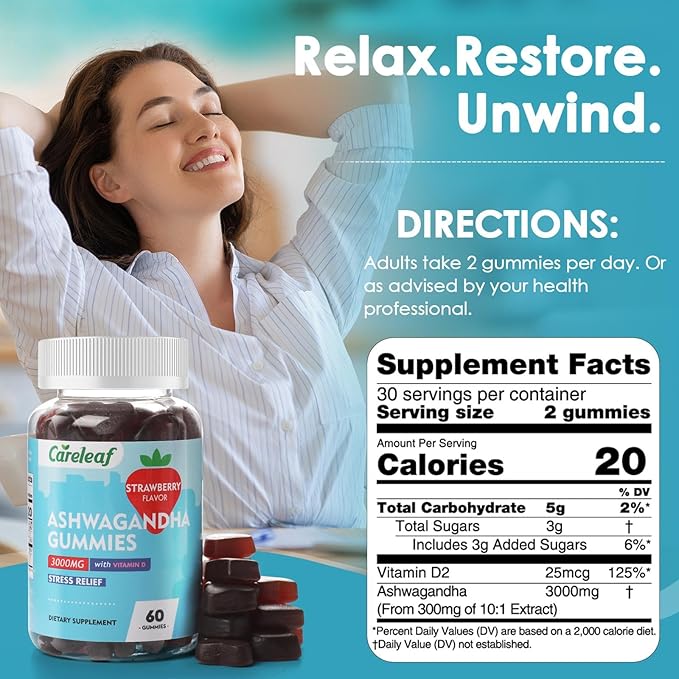 Non-Melatonin Sleep Aid Gummies with Free Ashwagandha Gummies