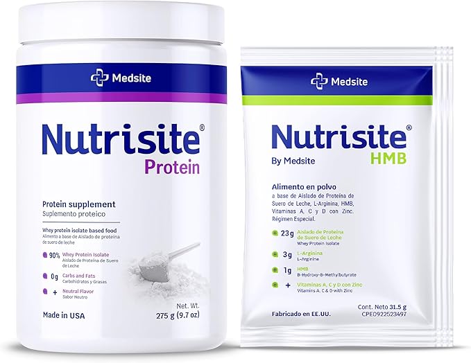 Nutrisite Nutrition Whey Isolate Protein + HMB Special Medical Purpose Food