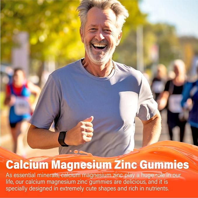 Calcium Citrate Supplement Gummies for Adult - Sugar Free Calcium Citrate 1200 Mg with Magnesium 300 Mg &amp Vitamin D3 - Organic Chewable Calcium Supplements for Women &amp Men
