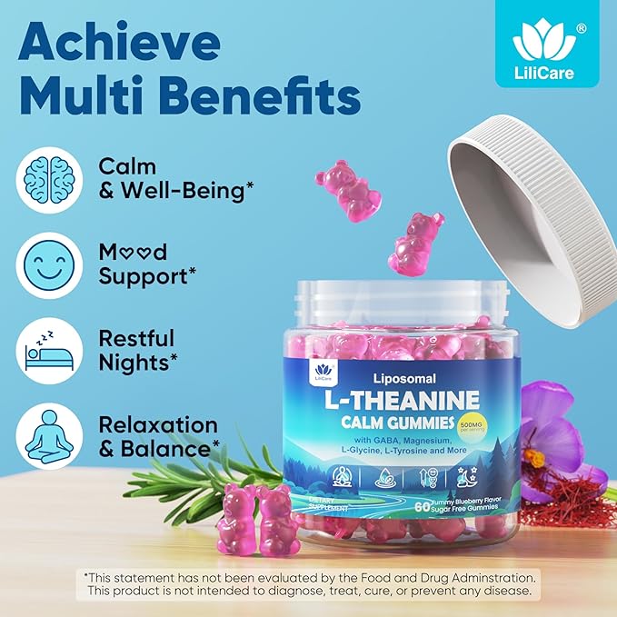 L-Theanine Gummies &amp Mens Multivitamins Gummies