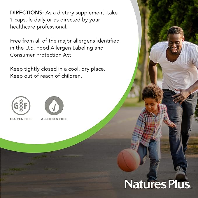 NaturesPlus GI Natural Probiotic Mega - 30 Capsules Pack of 2 - Digestive &amp Immune Health - Gluten Free - 60 Total Servings