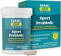GNC Sport Probiotic 25 Billion CFU Clinically Studied Strains and Enzymes GI Comfort for Athletics 30 Capsules