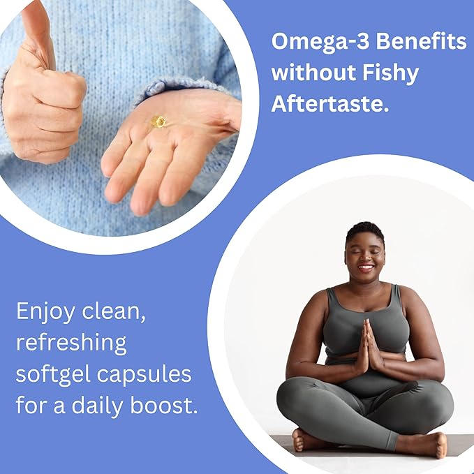 R-Kane Nutritionals Barisentials Omega-3 Supplement - 1930mg EPA &amp DHA Per Serving- Designed for Bariatric Patients- High Absorption MAG-03 Technology - 60 Coated Softgels (1-Month Supply)