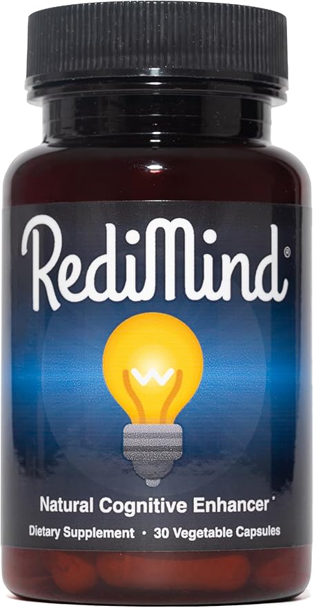 Natural Cognitive Enhancement Supplement Capsule - Non-GMO Vegan Gluten-Free