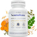 Zen Nutrients 1200mg Alpha Lipoic Acid R Matrix + Benfotiamine + B Complex Nerve Support - NeuraZenX Neuropathy Support Supplement with L-Carnitine and Turmeric (120 Capsules)