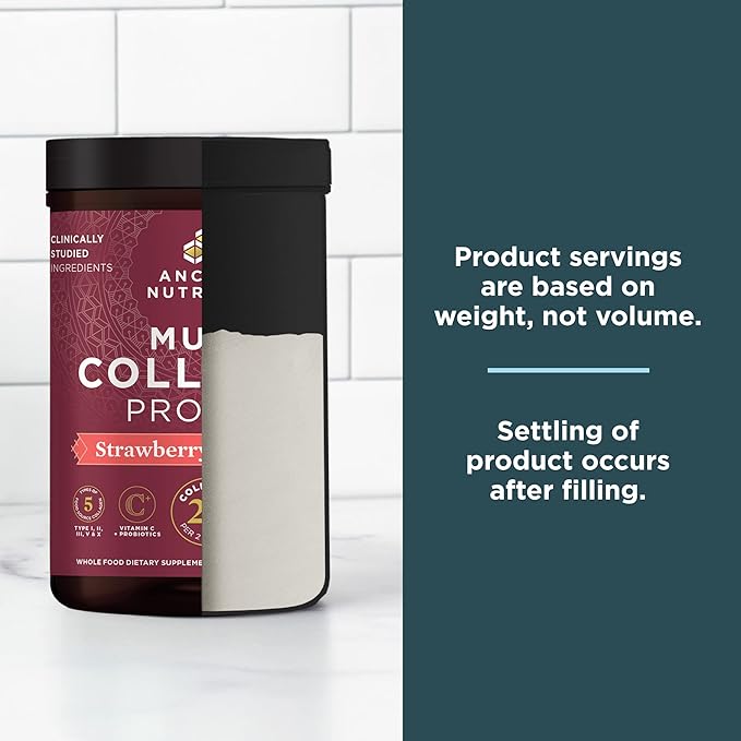 Ancient Nutrition Multi Collagen Protein Powder Strawberry Lemonade 45 Servings + Multi Collagen Protein Powder Cucumber Lime 45 Servings