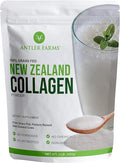 Antler Farms - 100% Pure New Zealand Collagen Powder from Grass Fed Cows Unflavored 1 lb - Hydrolyzed Cold Water Soluble Peptides Keto Friendly Bioavailable Quick Dissolving