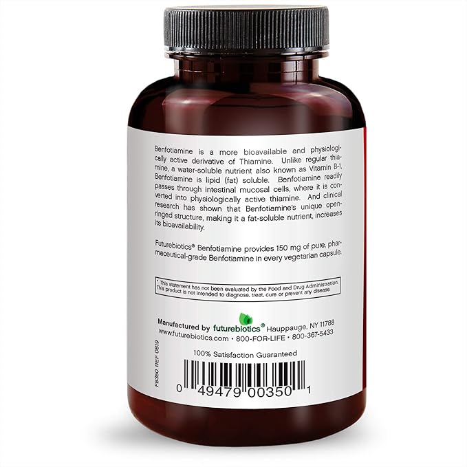 Futurebiotics Benfotiamine 150 mg 120 Vegetarian Capsules