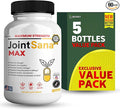 JointSana Max Maximum Strength Joint Support Supplement 60 Capsules with Glucosamine Chondroitin Turmeric Non-GMO Gluten Free (5)