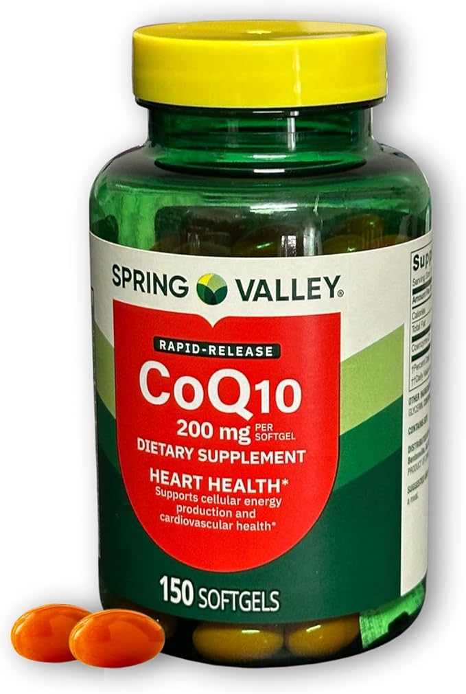 CoQ10 200mg- Rapid Release Softgels 150Ct (Pack of 1) Boxed by Fusion Shop Store
