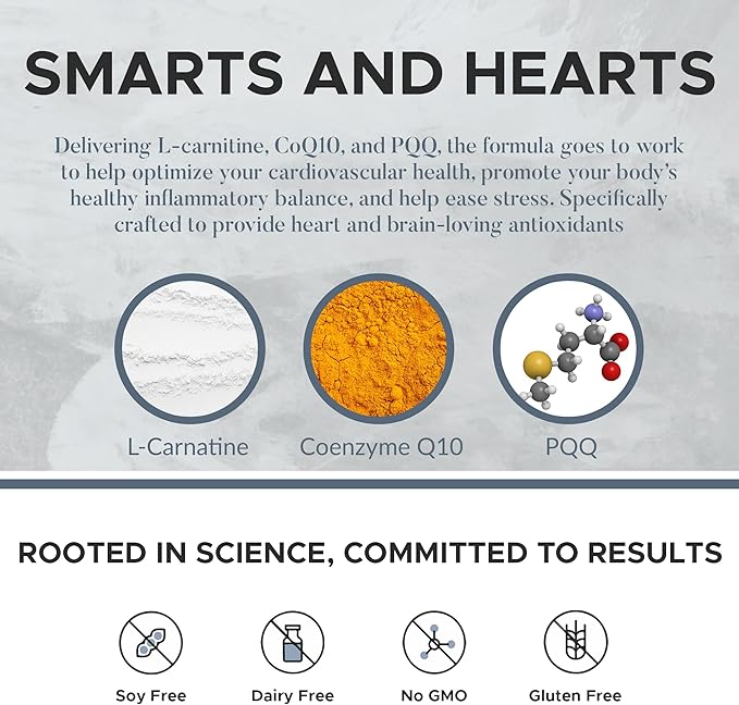 Healthy Heart Support Supplements with L-Carnitine Fish Oil Supplements Omega 3 1600mg and Vitamin D3 5000 IU K2 MK7 for Cardiovascular Health 3 Bottles 150 Capsules