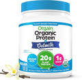 Orgain Organic Vegan Protein Powder + Oat Milk Vanilla Bean - 20g Plant Based Protein Gluten Free No Dairy Soy or Lactose Ingredients Low Sugar Non-GMO Kosher For Shakes &amp Smoothies - 1.05